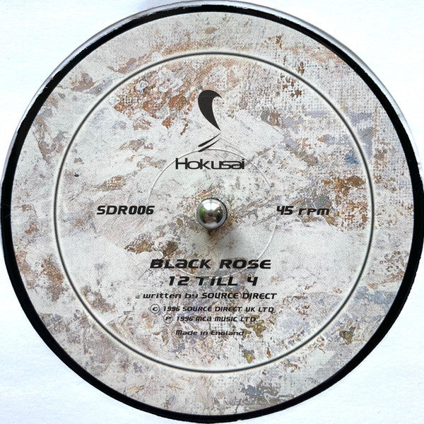 Hokusai : Black Rose / 12 Till 4 (12")