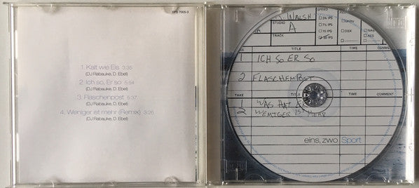 Eins, Zwo : Sport (CD, EP)