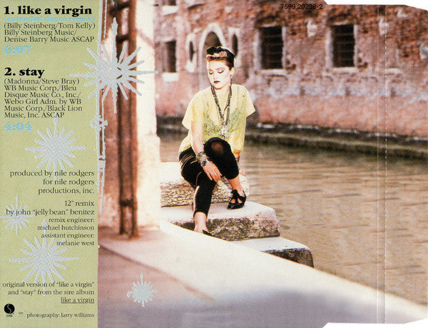 Madonna : Like A Virgin (CD, Single, RE)
