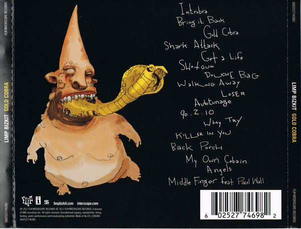 Limp Bizkit : Gold Cobra (CD, Album, Dlx)