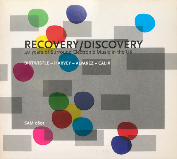Harrison Birtwistle - Jonathan Harvey - Javier Alvarez - Mira Calix : Recovery/Discovery: 40 Years Of Surround Electronic Music In The UK (Hybrid, DualDisc, Multichannel)