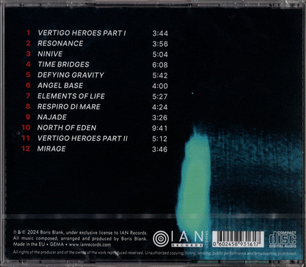 Boris Blank : Resonance (CD, Album)