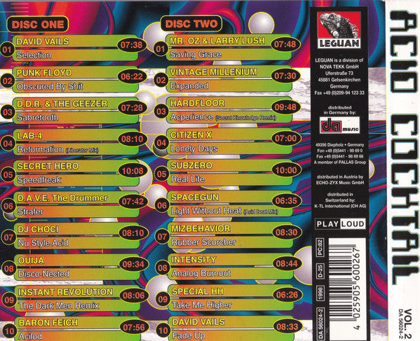 Various : Acid Cocktail Vol. 2 (2xCD, Comp)