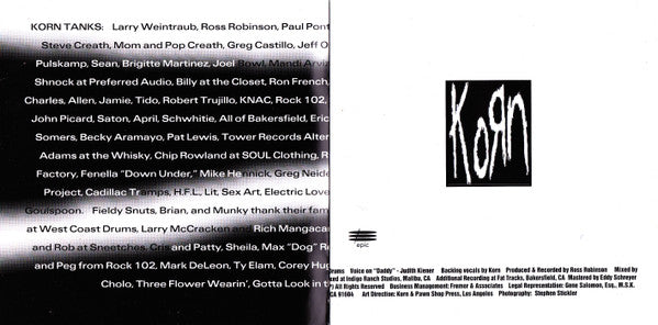 Korn : Korn (CD, Album, RE, S/Edition, Tin)