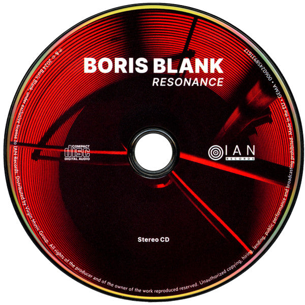 Boris Blank : Resonance (CD, Album + Blu-ray, Blu-ray-A, Multichannel + Dlx)