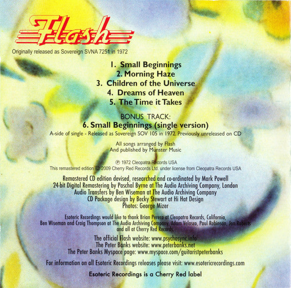 Flash (25) : Flash (CD, Album, RE, RM)