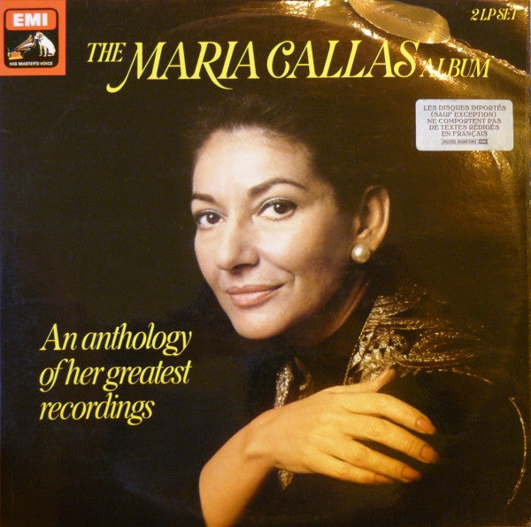 Maria Callas : The Maria Callas Album - An Anthology Of Her Greatest Recordings (2xLP, Comp)