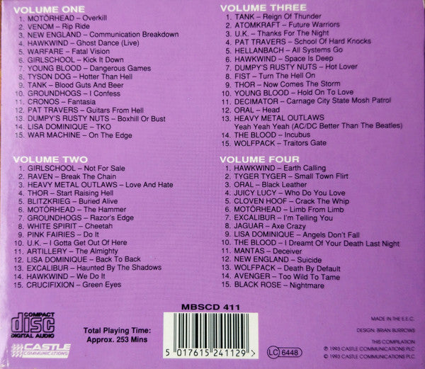 Various : Metal Masters (4xCD, Comp + Box)