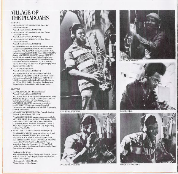 Pharoah Sanders : Village Of The Pharoahs / Wisdom Through Music (CD, Comp, RM)