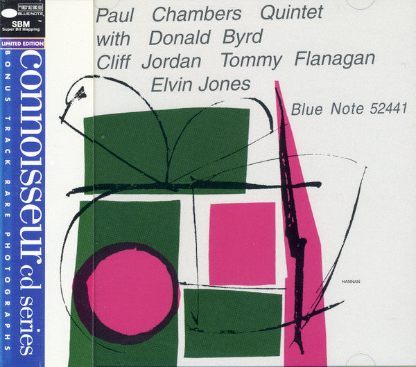 Paul Chambers Quintet With Donald Byrd, Cliff Jordan*, Tommy Flanagan, Elvin Jones : Paul Chambers Quintet (CD, Album, Ltd, RE)