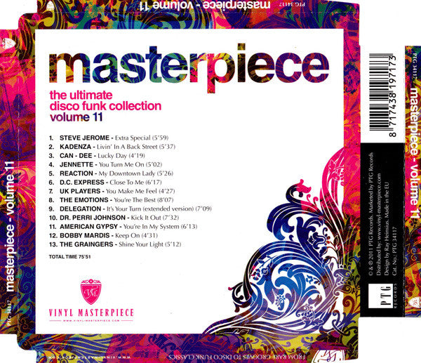 Various : Masterpiece Volume 11 - The Ultimate Disco Funk Collection (CD, Comp)