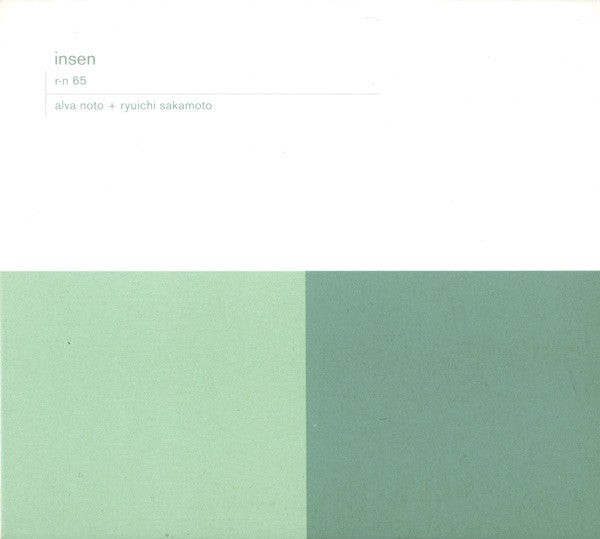 Alva Noto + Ryuichi Sakamoto : Insen (CD, Album, RP)