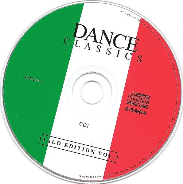 Various : Dance Classics - Italo Edition Vol. 1 (2xCD, Comp)