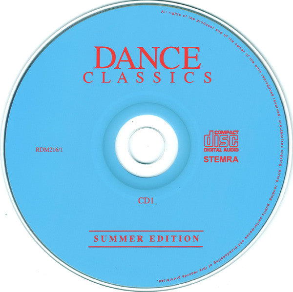 Various : Dance Classics - Summer Edition (2xCD, Comp)