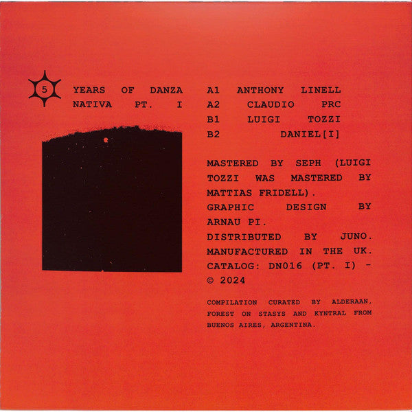 Various : 5 Years Of Danza Nativa Pt. I (12", EP)