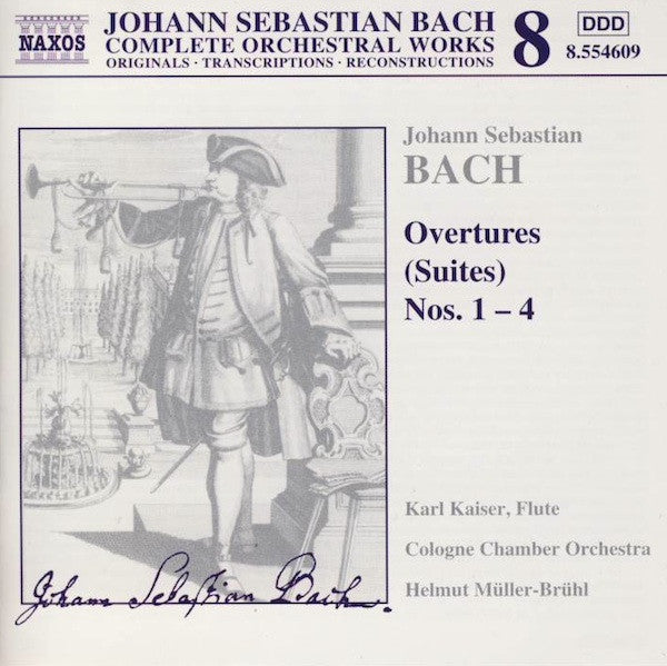 Johann Sebastian Bach - Karl Kaiser, Cologne Chamber Orchestra*, Helmut Müller-Brühl : Overtures (Suites) Nos. 1-4 (CD, Album)