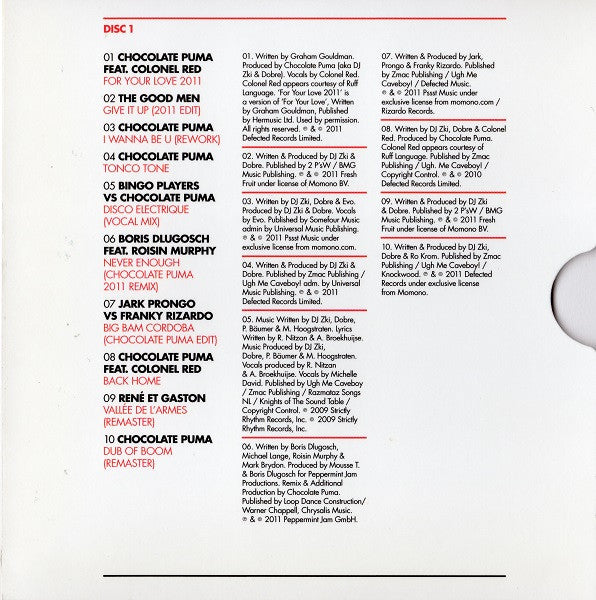 Chocolate Puma : House Masters (3xCD, Comp)