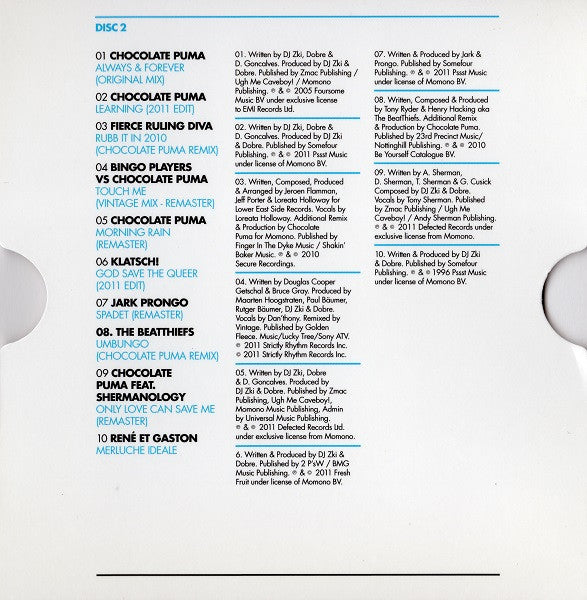 Chocolate Puma : House Masters (3xCD, Comp)