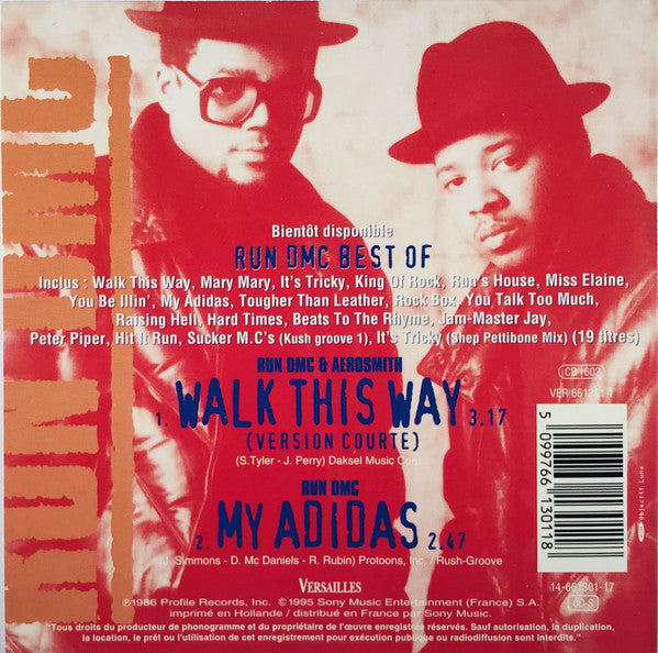 Run-DMC &amp; Aerosmith : Walk This Way (CD, Single, Car)