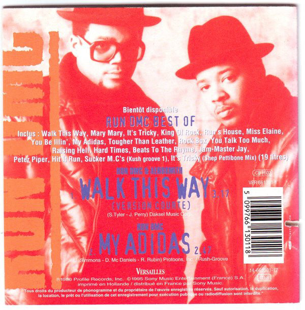 Run-DMC &amp; Aerosmith : Walk This Way (CD, Single, Car)