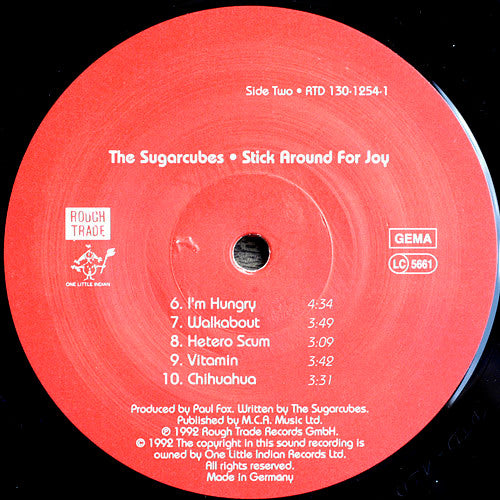 The Sugarcubes : Stick Around For Joy (LP, Album)