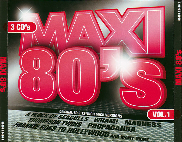 Various : Maxi 80&#39;s Vol. 1 (3xCD, Comp + Box)