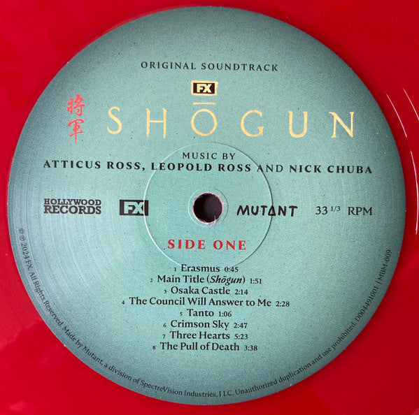Atticus Ross, Leopold Ross and Nick Chuba : Shōgun (Original Soundtrack) (LP, Album, Red)