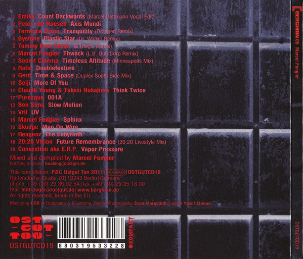 Marcel Fengler : Berghain 05 (CD, Comp, Mixed, Dig)