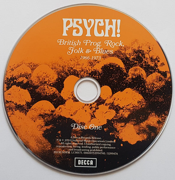 Various : Psych! British Prog, Rock, Folk &amp; Blues 1966-1973 (3xCD, Comp)