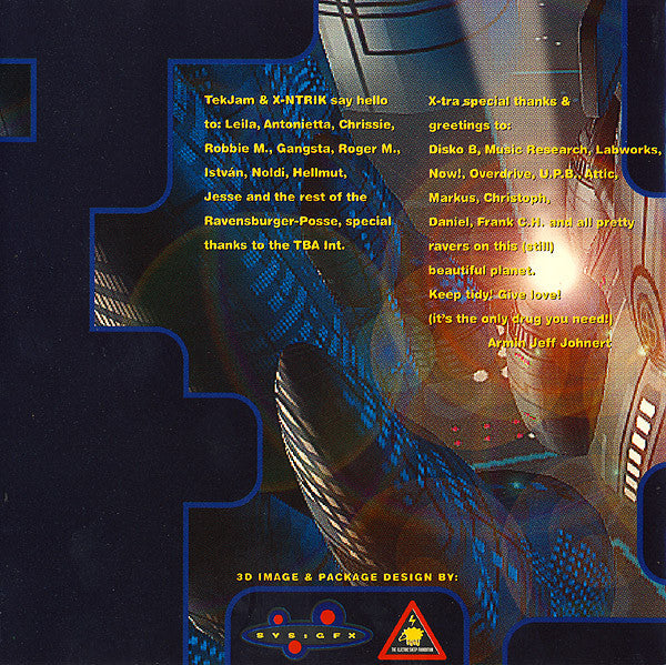 Tekjam* &amp; X-Ntrik : Futurescope F-001 (A Compilation) (CD, Comp, Mixed)