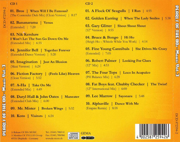 Various : Pearls Of The 80s - Maxis Vol. 3 (2xCD, Comp)