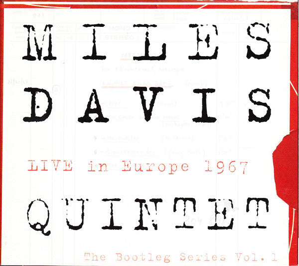 The Miles Davis Quintet : Live In Europe 1967 (The Bootleg Series Vol. 1) (3xCD + DVD-V, Copy Prot., RE, NTSC + Album)