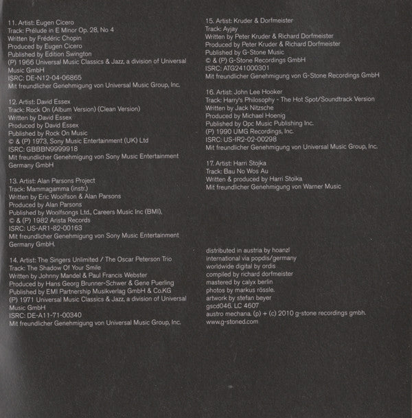 Various : G-Stone Master Series №2 Private Collection Richard Dorfmeister (CD + Box)