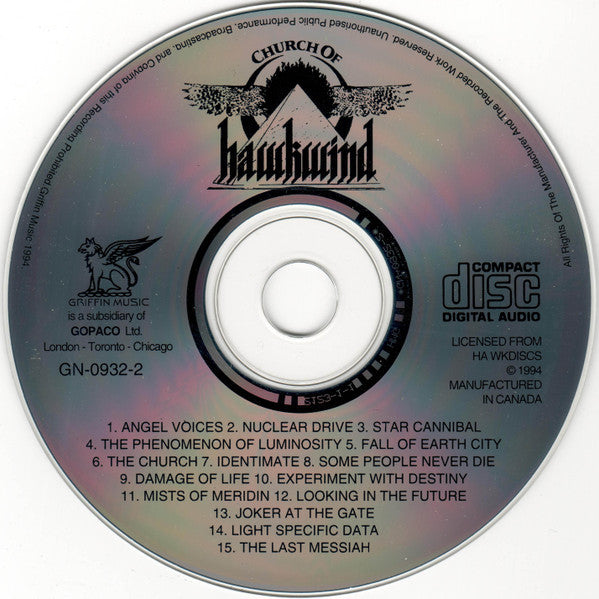 Hawkwind : The Church Of Hawkwind (CD, Album, RE)