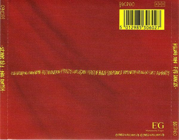 Killing Joke : Fire Dances (CD, Album, RE, RP)