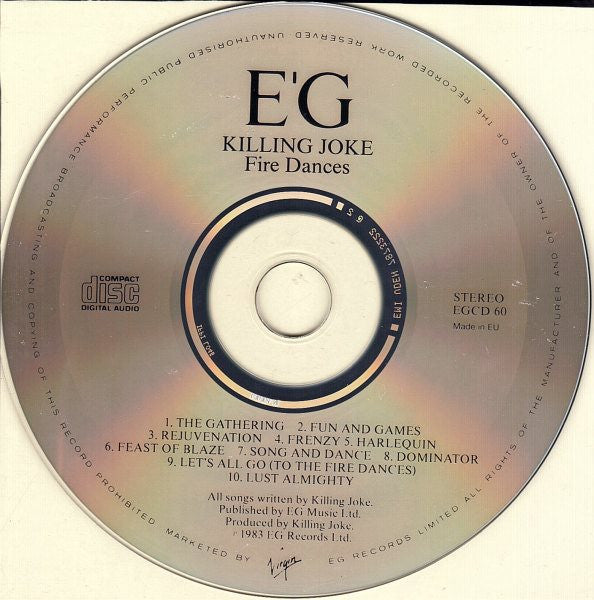 Killing Joke : Fire Dances (CD, Album, RE, RP)