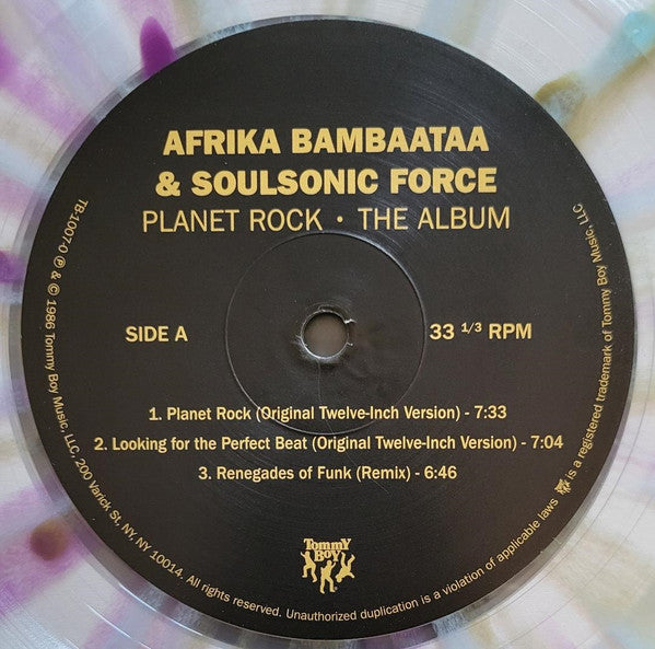 Afrika Bambaataa &amp; Soulsonic Force : Planet Rock - The Album (LP, Album, Ltd, RE, Cle)