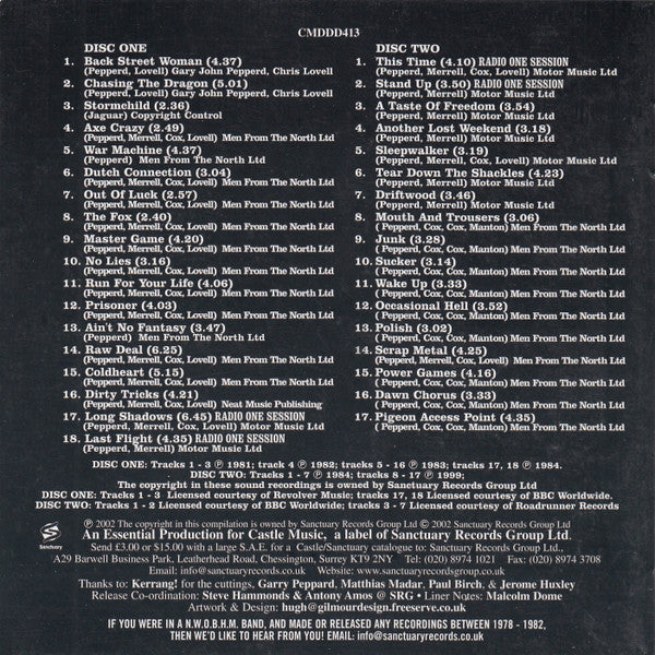 Jaguar (6) : Power Games - The Anthology (2xCD, Comp)