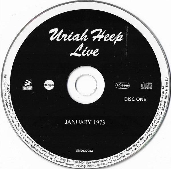 Uriah Heep : Uriah Heep Live (2xCD, Album, Dlx, RE, RM, RP, Exp)