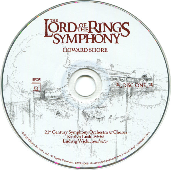 Howard Shore : The Lord Of The Rings Symphony (Six Movements For Orchestra &amp; Chorus) (2xCD, Album)