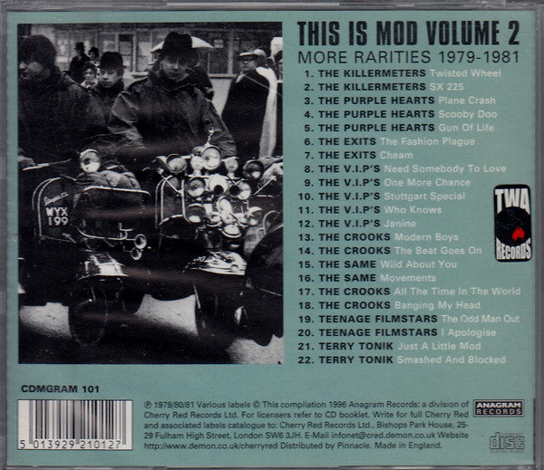 Various : This Is Mod Volume 2 - More Rarities 1979-1981 (CD, Comp)