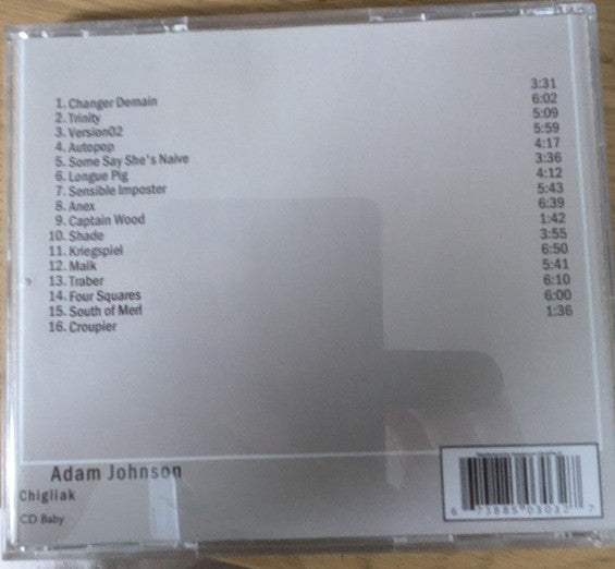 Adam Johnson : Chigliak (CDr, Album, Ltd)