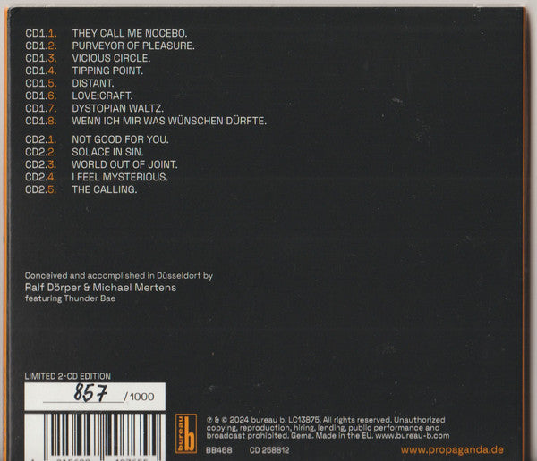 Propaganda : Propaganda (CD, Album + CD, EP + Ltd, Num)