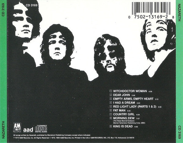 Nazareth (2) : Nazareth (CD, Album, RE)