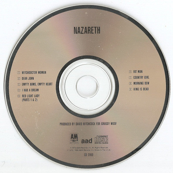 Nazareth (2) : Nazareth (CD, Album, RE)