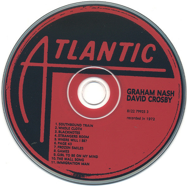 Graham Nash David Crosby* : Graham Nash David Crosby (CD, Album, RE)