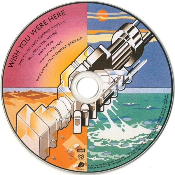 Pink Floyd : Wish You Were Here (SACD, Hybrid, Multichannel, Album, Ltd, RE, RM)