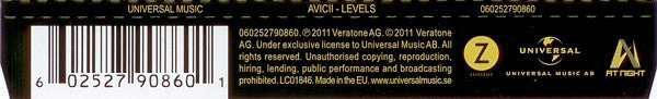 Avicii : Levels (CD, Single)