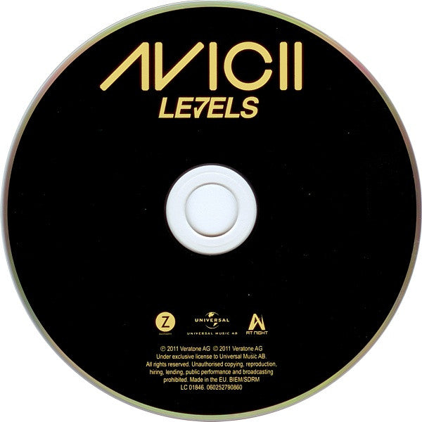 Avicii : Levels (CD, Single)