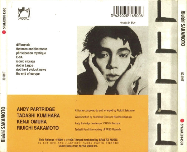 Riuichi Sakamoto* : B-2 Unit (CD, Album, RE, Dig)